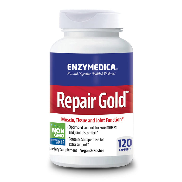 Enzymedica Natural Recovery Support Formula – Enzyme Blend for Joint and Muscle Comfort 120 Count