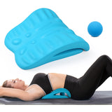 RESTCLOUD Back Stretcher for Back Pain Relief, Back Stretching Cushion, Chronic Lumbar Support Pillow Helps with Spinal Stenosis, Herniated Disc and Sciatica Nerve Pain Relief Lumbar Stretcher