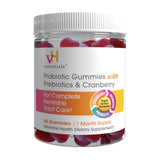 vH essentials Probiotic Gummies with Prebiotics & Cranberry, Concentrated Extract for Urinary Tract Health, Supports Vaginal Microflora Balance for a Healthy Feminine Tract, 60 Count