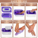 ELLA BELLA® Paraffin Wax Machine for Hand & Feet • Parafin Wax Warmer • Everything in One Kit – Paraffin Wax Refills, Mitts & Booties • Soothing Relief with Parrafin Hot Wax • Home Paraffin Wax Bath