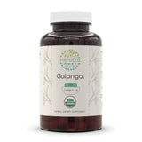 HerbEra Galangal 120 Capsules, 500 mg, USDA Organic Galangal (Alpinia Galangal) Dried Root (120 Capsules)