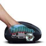 Miko Shiatsu Foot Massager With Deep-Kneading, Multi-Level Settings, And Switchable Heat Charcoal Grey (Renewed)