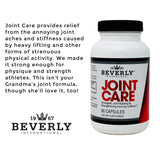 Beverly International Joint Care, 90 Capsules. All Over Joint Support. 3-Stage Collagen-Building Formula with Glucosamine, Chondroitin, MSM, Hyaluronic Acid. Increase Mobility with Less Discomfort.