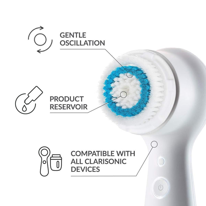 Clarisonic Deep Pore Facial Cleansing Brush Head Replacement | 4 Count