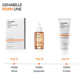 Genabelle PDRN Vita Toning Ampoule - Lightweight Brightening & Toning Ampoule with Vitamin B, C, E, PDRN, Serum for Blemishes, Dark Spots, Fine Lines and Rough Skin Texture, 1.01 fl oz