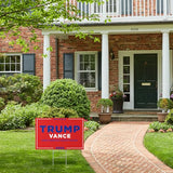 Trump Vance Yard Sign, 24" x 18" Double-Sided Trump Vance 2024 Yard Sign With Stake, MAGA Trump Yard Sign, Show Your Support, Decorate Your Lawn With Trump Vance Campaign Yard Sign 2024