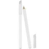 Maitys 2 Pieces Nail Whitening Pencil 2-in-1 White Nail Pencil DIY Nail Design Manicure with Cuticle Pusher