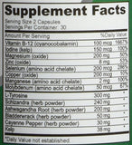 NusaPure Thyroid Support Supplement (Non-GMO) 120 caps, Ashwaganda, Iodine, Zinc, kelp, Vitamin B12, L-Tyrosine, Selenium, Copper