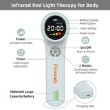 Frovab Cold Light Therapy Machine, 4x980nm+4x810nm+16x660nm, Red Light Therapy Device at Home, Infra Red Light Therapy for Pain, Hand Held Red Light Therapy Device for Elbows, Knees, Shoulders, Hands