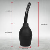 Enema Bulb for Men or Women - Douche Cleaner - 310 ml Capacity (Black Color)