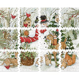 LANG Woodland Snowman Advent Calendar - Puzzle (2237003)