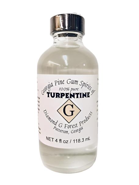 Pure Gum Spirits of Turpentine 4 Oz 100%