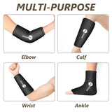 AiricePac Elbow Ice Pack for Tendonitis and Ice Pack Wrap Sleeve for Tennis Elbow & Golfers Arm Ice Pack for Injuries Reusable Calf Cold Compression for Pain Relief