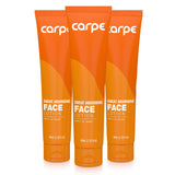 Carpe No-Sweat Face (Pack of 3) - Helps Keep Your Face, Forehead, and Scalp Dry - Sweat Absorbing Gelled Lotion - Plus Oily Face Control - With Silica Microspheres and Jojoba Esters