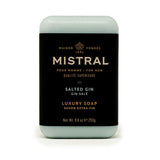 Mistral Bar Soap Organic, Salted Gin, Large Bar