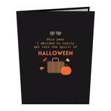 Lovepop Holidays Pop-Up Card for Her and Him - 3D Halloween Greeting Cards for Boys, Girls, Men, Women - The Office Pumpkin Head 5" x 7" - Blank Note Card & Envelope Included