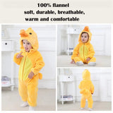 QIAONIUNIU Halloween Baby Duck Costumes Toddler Outfit Infants Cosplay Romper 2-6 Months