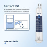 GLACIER FRESH 4396841 Refrigerator Water Filter Compatible with EDR3RXD1, 4396841, 4396710, Filter 3, 46-9083,46-9030, 9030, 9083 Refrigerator Water Filter | 2 Pack