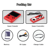 Retro Handheld Game Console, Portable Retro Video Game Console with 500 Classical Games, 3.0-Inch Screen 1020mAh Rechargeable Battery Support for Connecting TV and Two Players(RED)