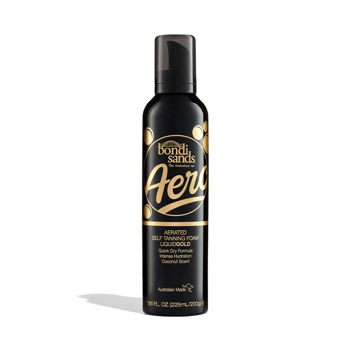 Bondi Sands Aero Liquid Gold Self Tanning Foam | Lightweight + Quick Dry Aerosol Formula Gives Skin a Long-Lasting Golden Tan | 7.61 Oz/225 mL