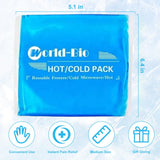 Soft Cold Packs for Injuries Reusable 4 Pack, Hot and Cold Gel Pack for Headaches, Joint Pain Relief, Comfort Ice Gel Pack Flexible Therapy on Neck, Ankle, Knee, Leg, Shoulder, Elbow, Wrist, Feet