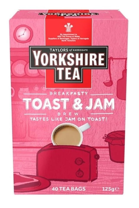 Yorkshire Tea Toast & Jam Brew 40 Tea Bags 125g