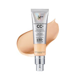 IT Cosmetics Your Skin But Better CC+ Cream, Light Medium (C) - Color Correcting Cream, Full-Coverage Foundation, Hydrating Serum & SPF 50+ Sunscreen - Natural Finish - 1.08 fl oz