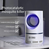 SENCA Electric Indoor Mosquito Trap, Mosquito Killer Lamp with USB Power Supply and Adapter, Suction Fan, No Zapper, Child Safe