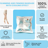 Ritalia® Cellulite Wrap - Draining Leg Wrap with Cold Effect Toning and Anti-Fatigue Effect - Cosmetic Bandage with 100% Natural Extracts (Bandages)