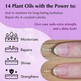 MONA BRANDS Revitalizing Natural Nail Oil Cuticle PEN with 14 Plant oils | Restores & Protects Damaged Cuticles & Nails | Moisturizes, Strengthens, Soothes, Shines (4-PK LAVENDER (2.5 mL each))