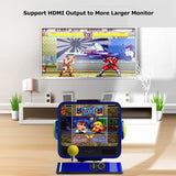 RETRO STATION Capcom Arcade Console, Pre-Loaded with Official Licenced Capcom 5 Street Fighter Series Games and 5 Mega Man Series Games, 8 Inch LCD Monitor and Support HDMI Output to Large Screen