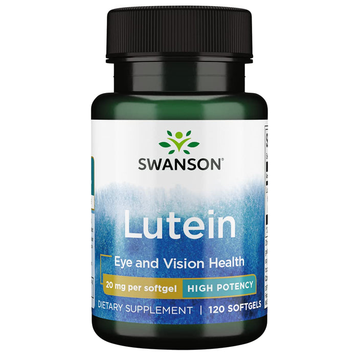 Swanson Lutein 20 Milligrams 120 Sgels