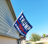 ERT Donald Trump 2024 Flag Double Sided 3 Ply 3X5 Foot No More Bullshit Keep America Great Flag President Flags with Brass Grommets MAGA