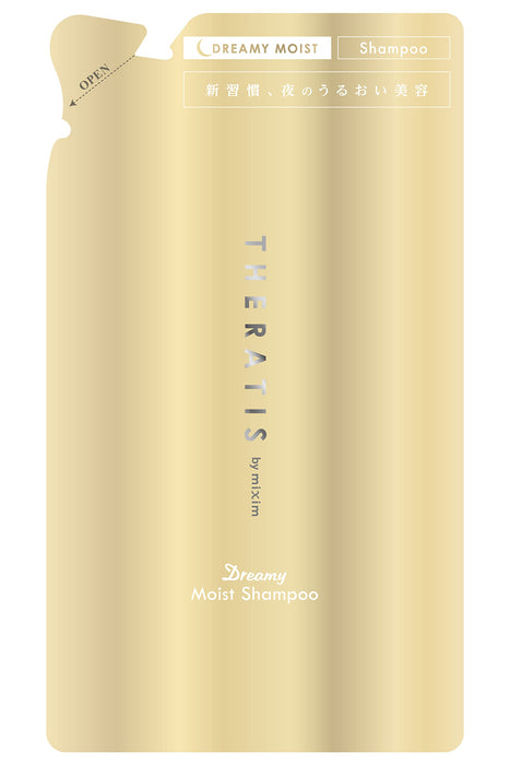 THERATIS BY MIXIM Dreamy Moist Shampoo Refill "Night Ahoo Hair with Pasa Care" 11.8 fl oz (325 ml)