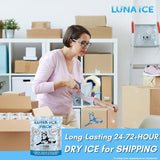 Ice Pack Bulk 12-600-Dry Ice for Shipping Frozen Food-Lunch Box Ice Packs-Slim Size 15x12in/5x3in Cells-Reusable ice packs-Freezer packs-Ice packs shipping-Dry ice packs for shipping-600 Pack-Luna Ice