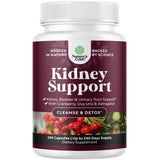 Kidney Support Cranberry Supplement for Women and Men - High Strength Kidney Cleanse Detox & Repair Formula with Stinging Nettle and Astragalus for Kidney and Bladder Health - Non-GMO Halal and Vegan