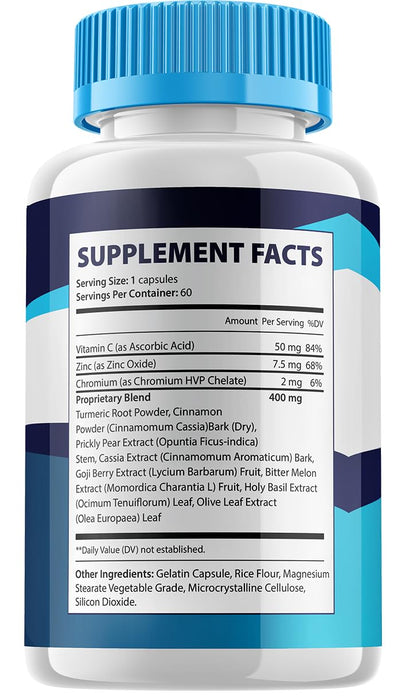 Gluco Fence Metabolic Support - Glucofence Support Supplement Pills, Gluco Fence Advanced Formula Capsules Reviews Fence (2 Pack - 120 Capsules)