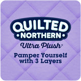 Quilted Northern Ultra Plush Toilet Paper, 32 Mega Rolls = 128 Regular Rolls, 3-Ply Bath Tissue (Packaging May Vary), 8 Count (Pack of 4)