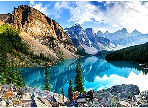 Yundu 1000 Piece Puzzles for Adults, Moraine Lake Jigsaw Puzzle