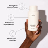 OUAI Medium Shampoo and Conditioner Set - Sulfate Free Shampoo and Conditioner for Medium Hair - Made with Keratin, Shea Butter & Avocado Oil - Free of Parabens & Phthalates (10 Fl Oz)