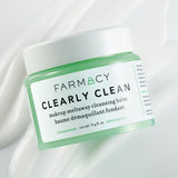 Farmacy Makeup Remover Cleansing Balm - Clearly Clean Fragrance-Free Makeup Melting Balm - Great Balm Cleanser for Sensitive Skin (50ml)