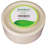 GreenWorks 100 Count 9“ Heavy-duty Compostable Plates, Unbleached Biodegradable Bagasse and Bamboo fiber Paper Plates