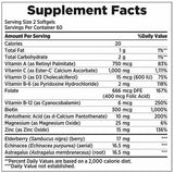 Nature Bounty Vitamin C 24 Hour Daily Immune Support with Zinc and Vitamin D, Upper Respiratory Support, Ester Vitamin C 1000mg Capsules (Softgels), 120 Count