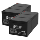 ML8-12 - 12 VOLT 8 AH SLA BATTERY - PACK OF 6