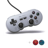 8Bitdo SN30 Pro USB Wired Controller Retro Classic GamePad for Switch, PC Windows & Raspberry PI (Gray edition)