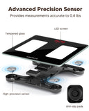 LOFTILLA Bathroom Scale for Body Weight, Highly Accurate Weight Scale for Home Used, Digital Scale with Sturdy Tempered Glass, Bathroom Scales for Weight with Bright LED Display, 400lb