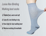 COIYUFUX Extra Wide Socks For Bariatric Swollen Feet, Diabetic Socks For Men Women, Fracture Air Cast Walking Boot Socks for Edema Foot Ankle Leg