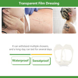 Transparent Film Dressing 2.3" x 2.75", 100 Packs, Waterproof Wound Cover Bandage, Post Surgical Shower or Tattoo Aftercare Bandage, IV Shield, Adhesive Patches