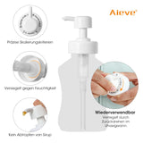 Aieve 2 Stück Dosierpumpe Sirup kompatibel mit SodaStream Crystal 2.0 Duo und SodaStream Sirup, Sirupspender Dosierspender Pumpe Pumpspender Ersatz (inkl. 2 Dosierpumpen und 4 Schläuche)