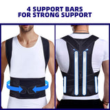 Upgraded Posture Corrector Back Brace for Men and Women, New Version Lumbar Support for Posture Improving and Pain Relief, Full Back Support for Neck, Shoulder, Waist Pain